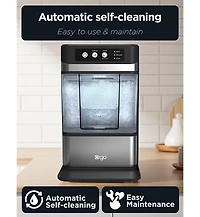 Orgo The Denali Countertop Ice Maker, Makes 50 lbs. in 24 hours, Nugget-Shaped Ready In 8-10 Minutes, Self-Cleaning, Includes Scoop, RDC4733