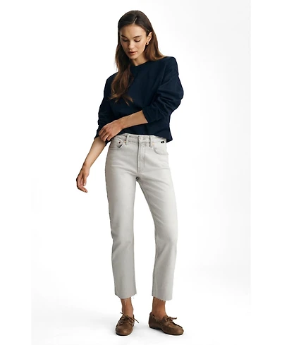 Mavi Jeans Women's New York High Rise Straight Leg Jeans
