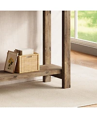 Tribesigns Solid Wood Console Table, 70.9-Inch Extra Long Wooden Sofa Table Behind Couch