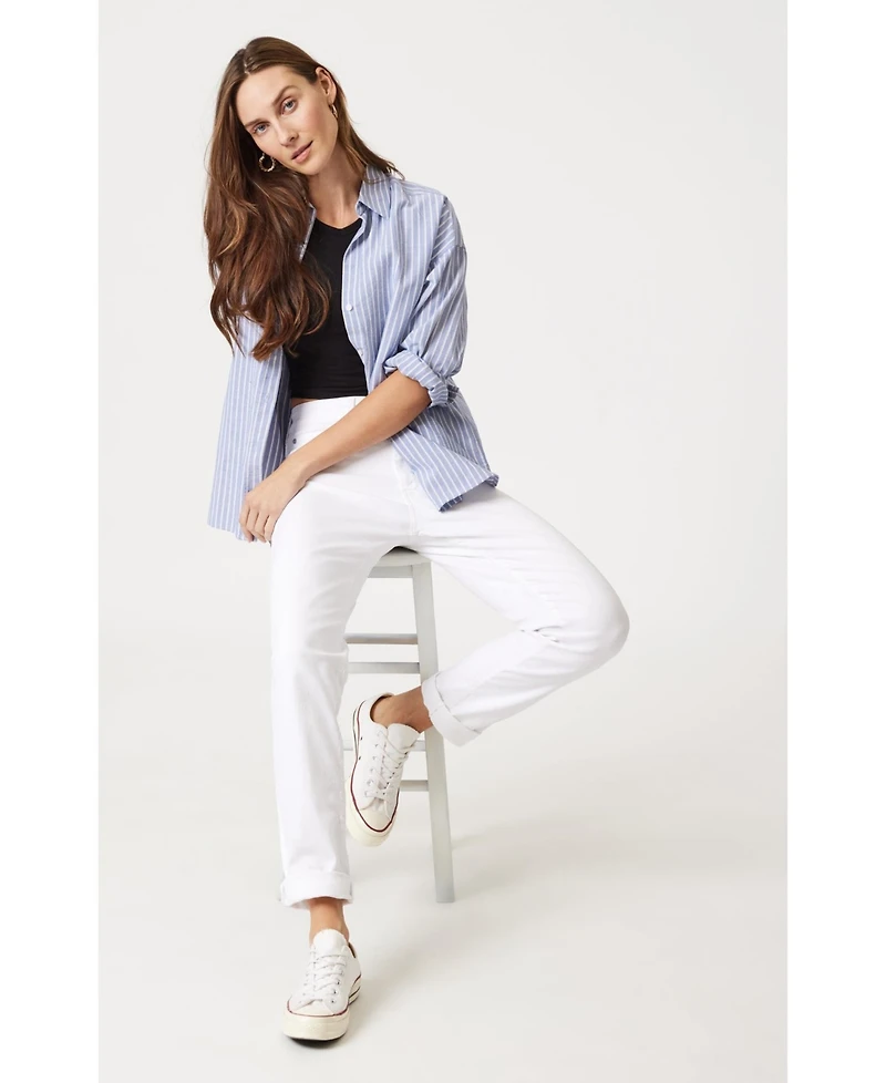 Mavi Jeans Women's Kathleen Mid Rise Boyfriend