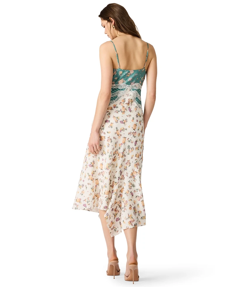 Steve Madden Women's Alesha Sweetheart Neck Sleeveless Midi Dress