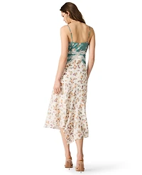 Steve Madden Women's Alesha Sweetheart Neck Sleeveless Midi Dress