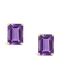 Amethyst (3-1/5 ct. t.w.) Stud Earrings 14K Yellow Gold or White
