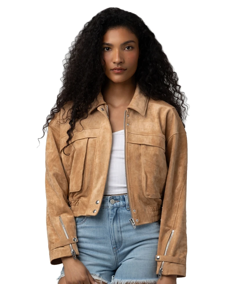 Blank Nyc Women's Collared Neck Jacket