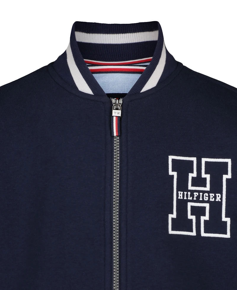 Tommy Hilfiger Boys' 2T-7 Collegiate Varsity Zip-Front Jacket