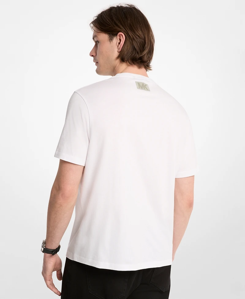 Michael Kors Men's Graphic Logo Cotton Jersey T-shirt