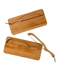 Uncommon Goods Slice and Stow Bread Serving Set