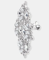 Holiday Lane Silver-Tone Snowflake Pin, Macy's Exclusive