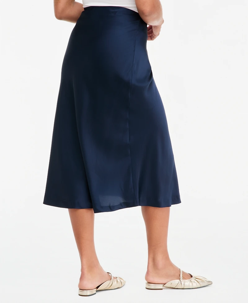 On 34th Women's Pull-On Satin Slip Skirt, Macy's Exclusive