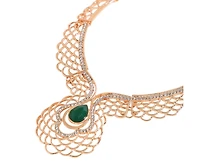 Sohi Women's Gold-Plated Stones Jewellery Set