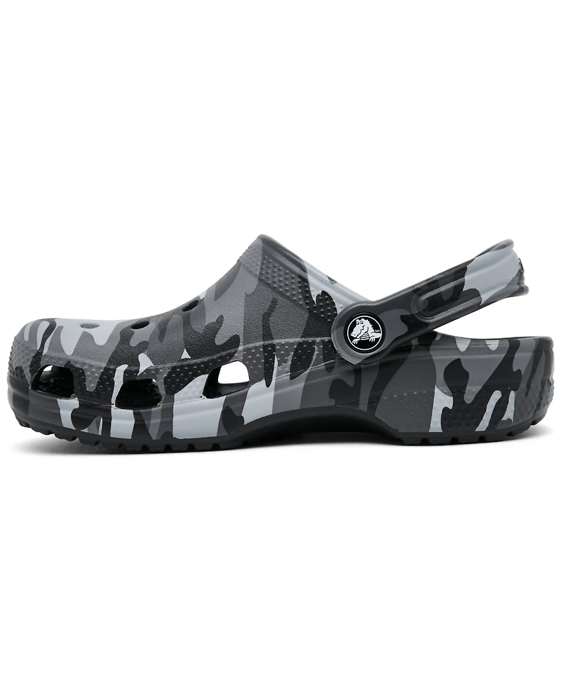 Crocs Little Kids' Camo Classic Clogs from Finish Line