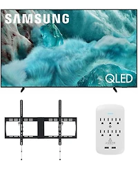 Samsung QN98Q7FAAFXZA 98 Inch Qled Q7F 4K Vision Ai Smart Tv with a Walts Xxl-tilt-mount and Amber Protection 6-outlet-surge Surge Protector (2025)