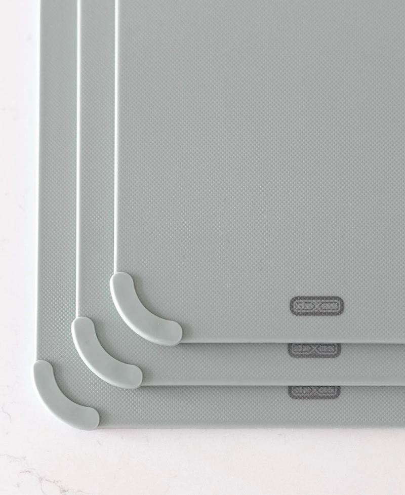 Dexas 3-Piece Polypropylene Reversible Cutting Board Set