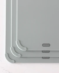 Dexas 3-Piece Polypropylene Reversible Cutting Board Set