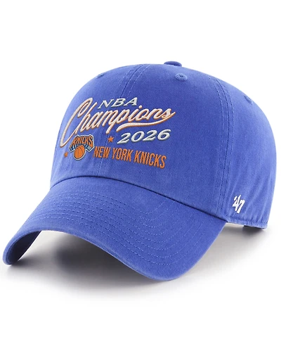 '47 Brand Men's Royal New York Knicks 2026 Nba Champions Clean Up Adjustable Hat