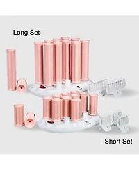 Calista Ion Long Hot Rollers and Claw Clips Set