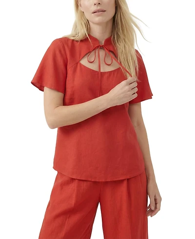Lily and Lionel London Women's Camille Flutter Sleeve Top
