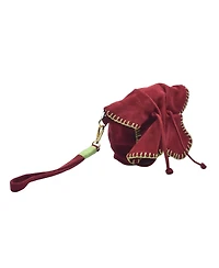 Carlos Falchi Mini Butterfly Suede Leather Bag