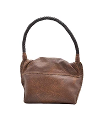 Carlos Falchi Shoulder Butterfly Leather Bag