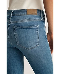 Mavi Jeans Women's Vicky Mid Rise Bootcut Blue Brushed Flex