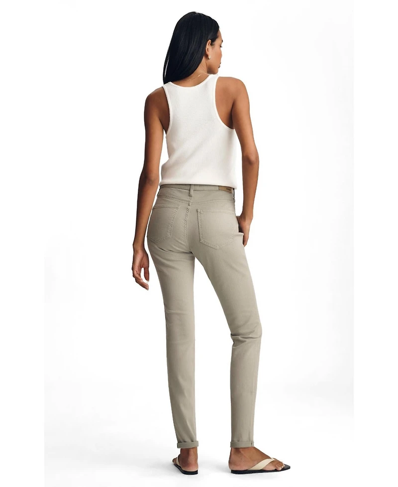 Mavi Jeans Women's Kathleen Mid Rise Boyfriend Desert Sage Flex Blue