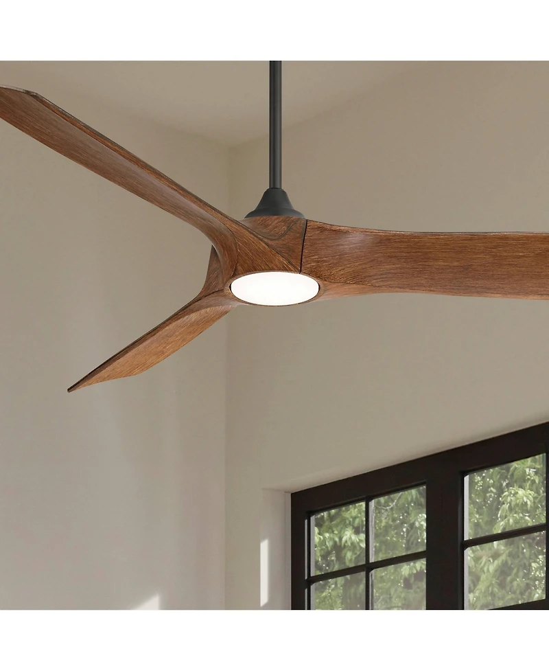 Casa Vieja 54 inch Kona Wind Led Dc Damp Ceiling Fan