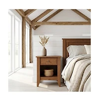 Starlight Canyon Home Night Stand with Coastal Cottage and Transitional Style