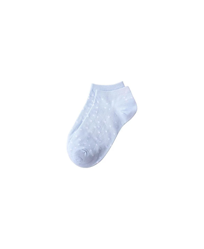 Lands' End Women's 3-Pack Cotton Patterned Low Cut Socks