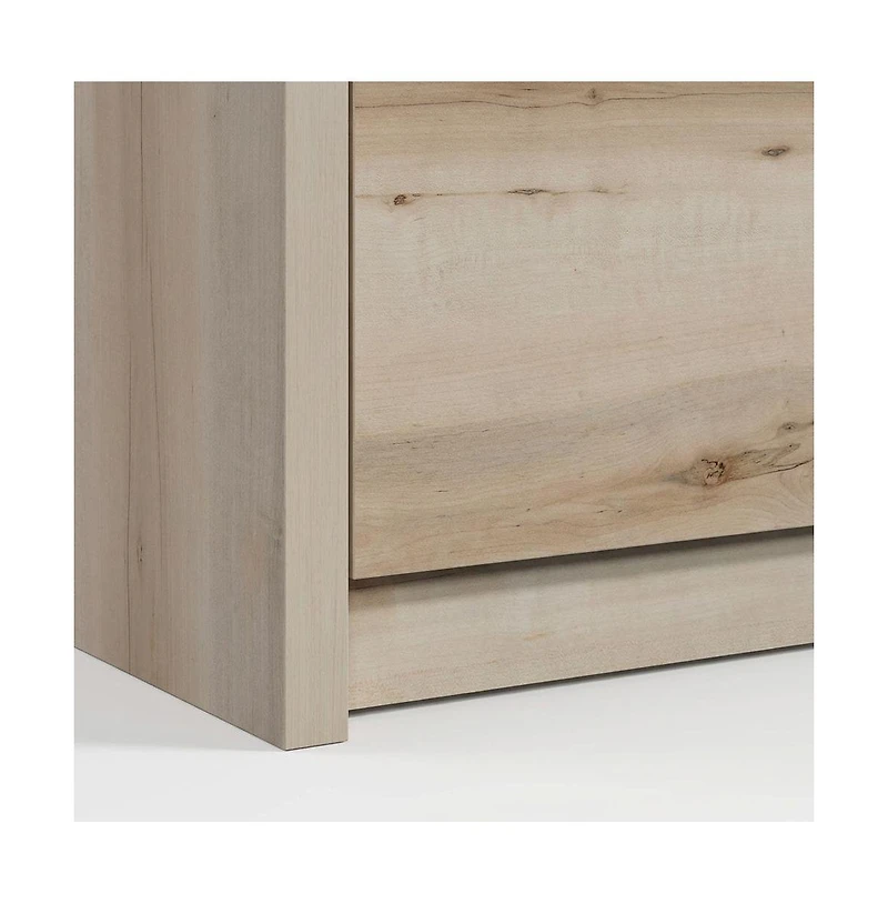 Starlight Canyon Home Brown Mid-Century Modern Rectangle Night Stand with Storage Drawer