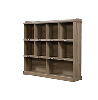 Starlight Canyon Home Salt oak finish bookcase with modern farmhouse and industrial style, rectangle