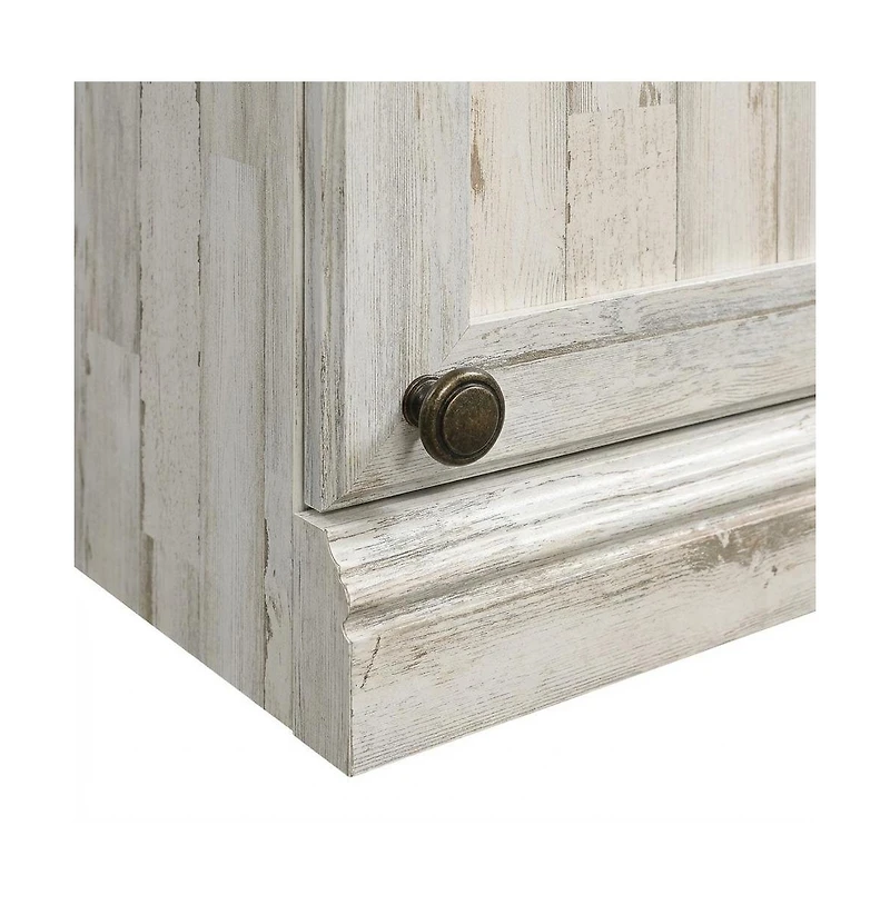Starlight Canyon Home White Plank Finish Bookcase with Rectangular Shape and Spacious Storage