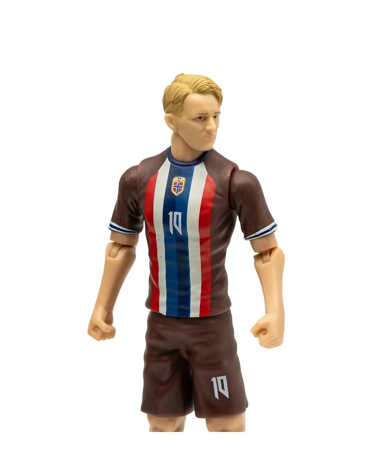Banbo Toys Sockers Norway National Martin Ødegaard 8" Collectible Soccer Action Figure