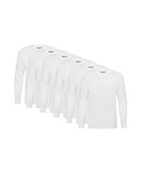 Epic Fits Men's Long Sleeve Crew Neck, 6-Pack