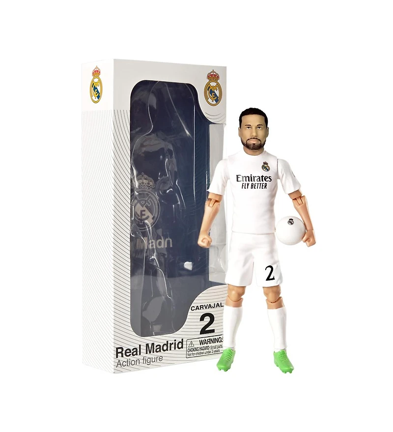 Banbo Toys Sockers Real Madrid Dani Carvajal 8" Collectible Soccer Action Figure