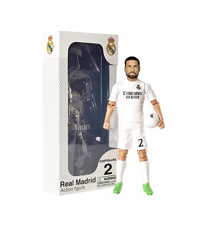 Banbo Toys Sockers Real Madrid Dani Carvajal 8" Collectible Soccer Action Figure
