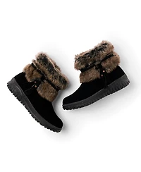 Minnetonka Women's Everett 2 Suede Faux Fur Winter Boots
