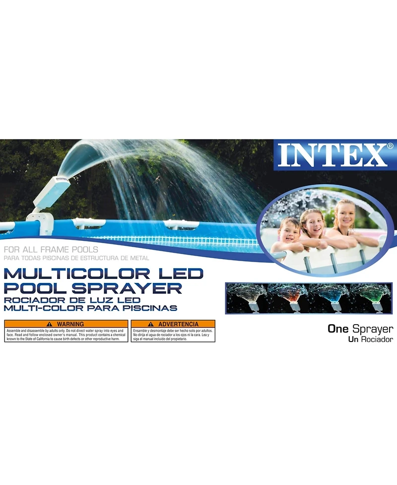 Intex Led Pool Sprayer– Above-Ground Frame Pool Compatible