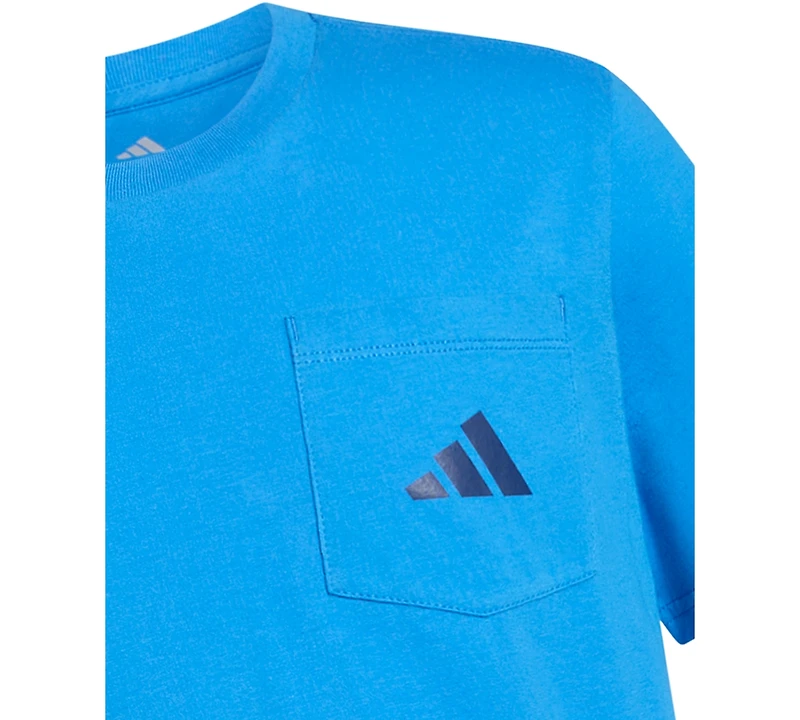 adidas Boys' 8-16 Short-Sleeve T-Shirt and Shorts, 2-Piece Set
