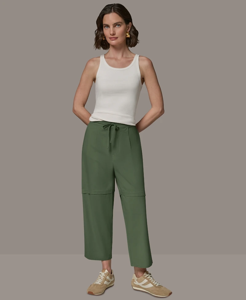 Donna Karan Weekend Women's High-Rise Paper Poplin Pants