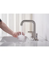 Phying Bathroom Faucet For bathroom Sink With Two Handles, Pop Up Drain And Supply Lines