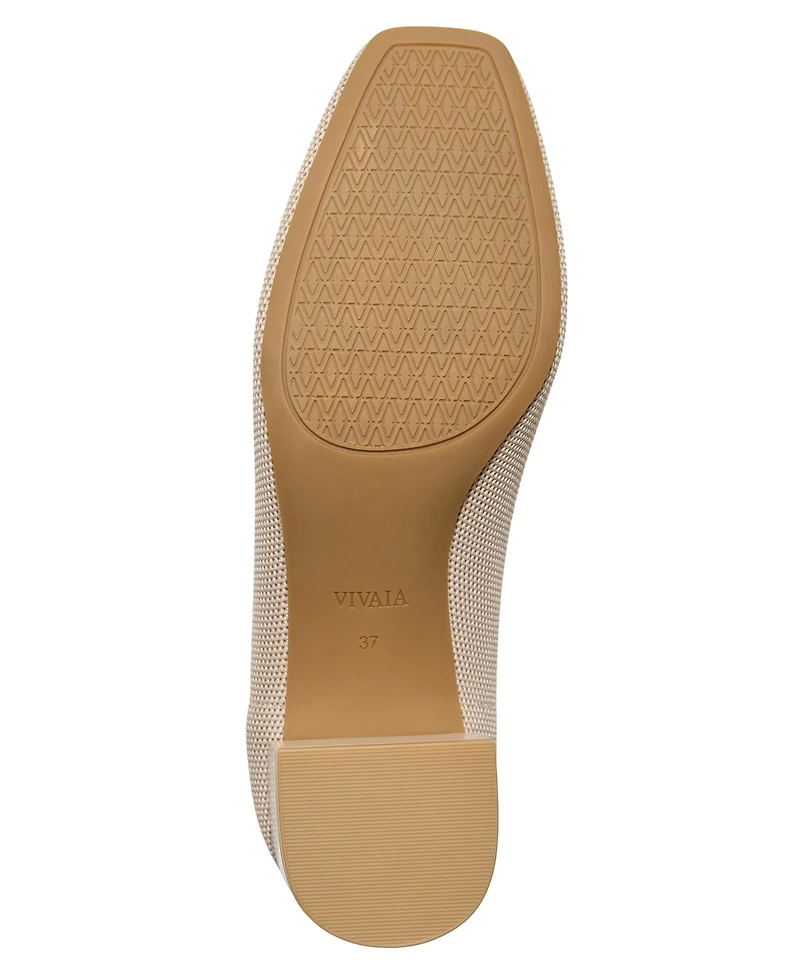 Vivaia Megan Square-Toe Stress Free Chunky Heels