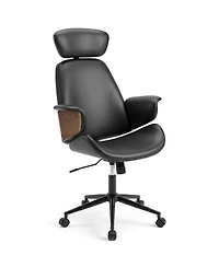 Slickblue Ergonomic Office Chair with Headrest and Adjustable Height