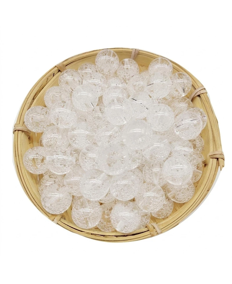 Sevorley 40Piece Set 16mm Acrylic Bubble-Style Round Loose Beads for Diy Jewelry