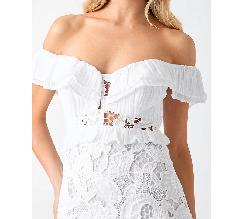 Guess Women's Maya Off-Shoulder Dress