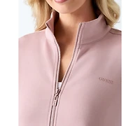 Guess Women's Lyra High-Neck Full-Zip Sweatshirt