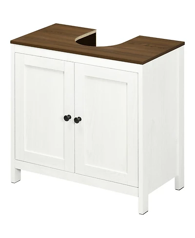 Busdays Freestanding Bathroom Sink Cabinet Under Sink Cabinet with Adjustable Shelf