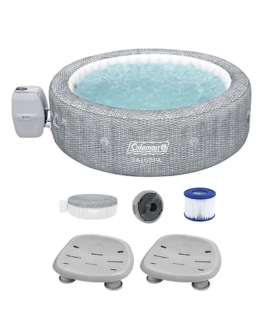 Bestway Coleman Sicily AirJet Inflatable Round Hot Tub with SaluSpa Seat