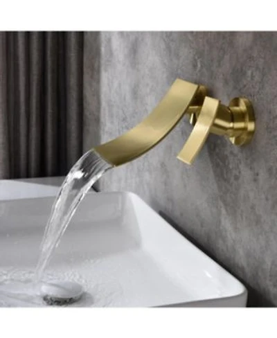 Phying Wall Mount Widespread Bathroom Faucet