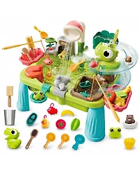 Gnuadz Water Table Pump Play Sink Sensory Beach Pool Fishing set