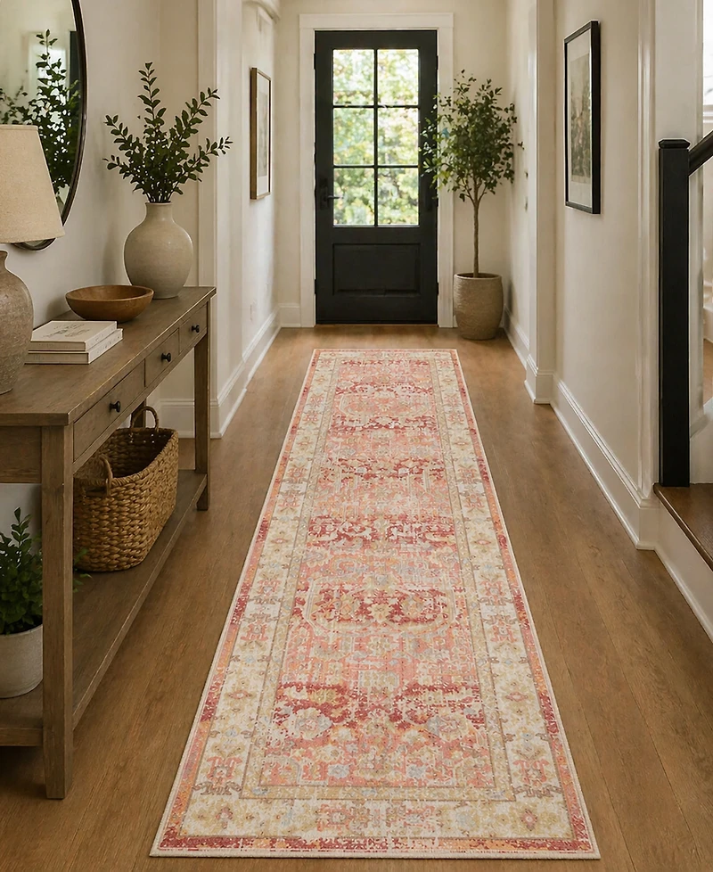Amer Rugs Century Cen-8 Salmon 2'6" x 8' Runner Rug